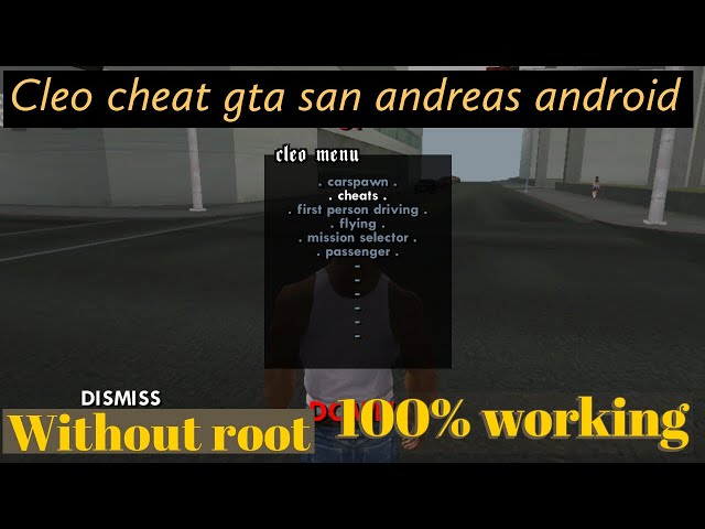 Cleo cheats on San Andreas Android vr 14 pixel 7 : r/sanandreas