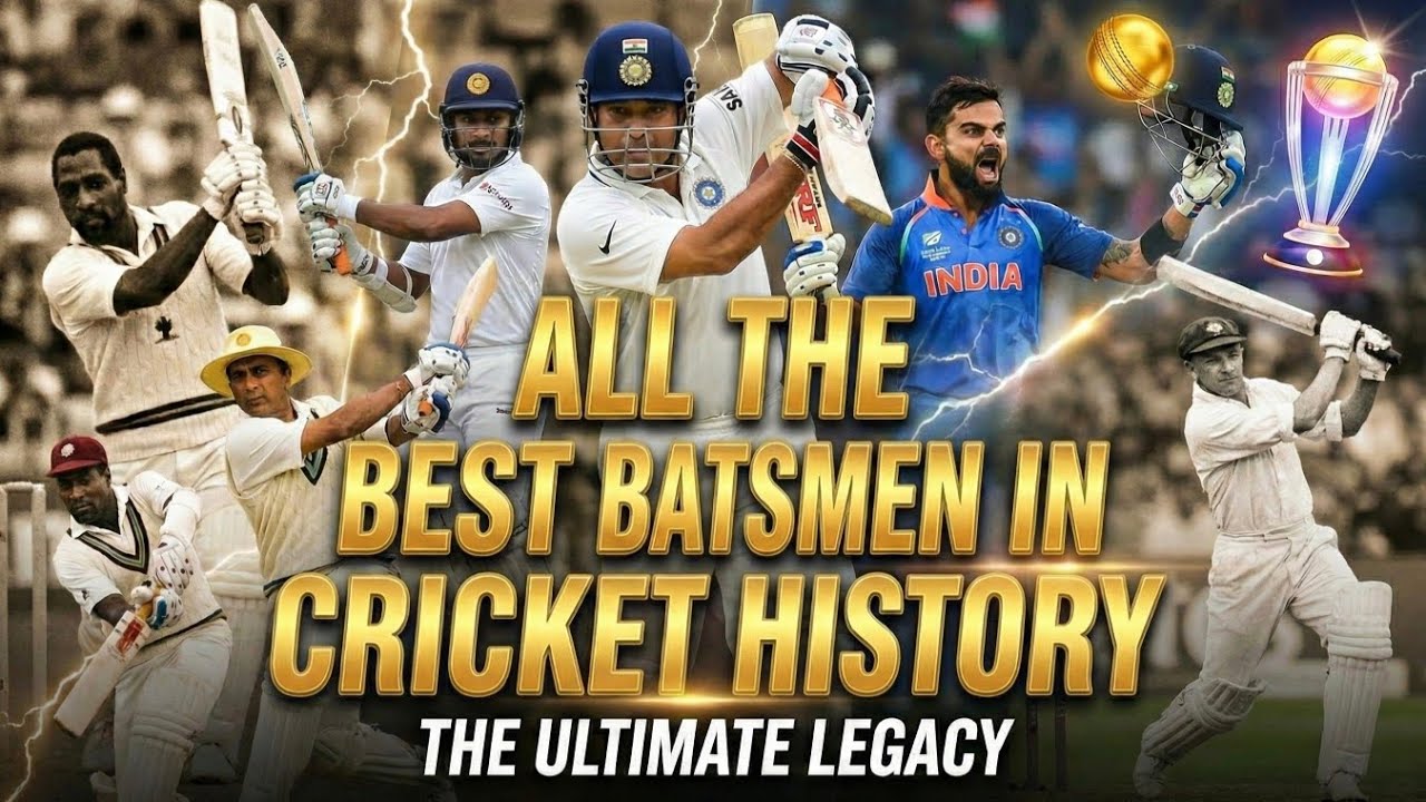 Top 30 Best Batsmen in World Cricket History (All Time Legends) - YouTube