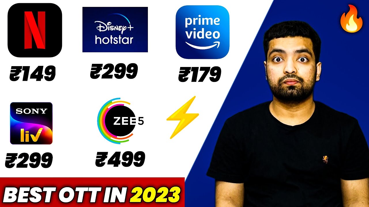 Top 5 Best OTT Platforms In India - 2023 ⚡️ Netflix Vs Prime Vs Hotstar ...