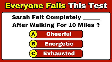 "English Grammar Challenge Part 21 | Only 1% Get All Correct!" #trending #synonyms #englishquiz