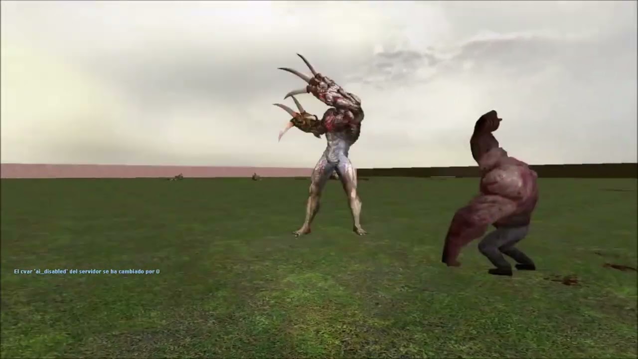 Gmod NPC Fights: Tyrant vs Tank - Resident Evil vs Left 4 Dead -