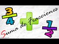 Suma de fracciones, con igual y distinto denominador. | Pienso y luego aprendo