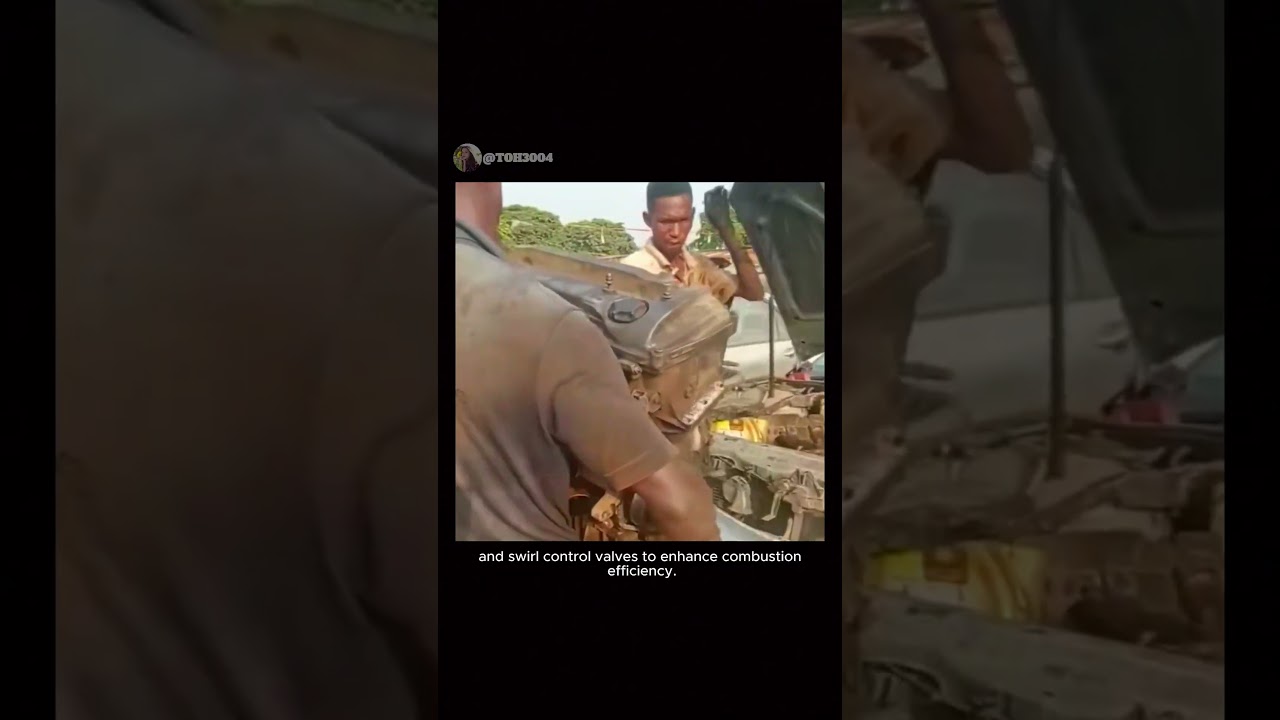 Incredible Strength as African Man Lifts 200 Kg 2JZ Engine