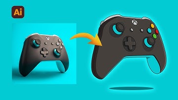 How To Create Vector Xbox Controller in Adobe Illustrator