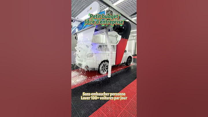 Une machine de lavage de voiture intelligente sans contact qui prend en charge la technologie