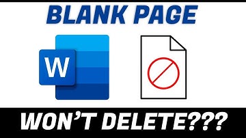 How to Delete a Blank Page You Can