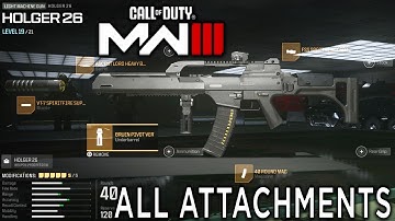 All Attachments of "Holger 26" in Modern Warfare III OPEN BETA Showcase