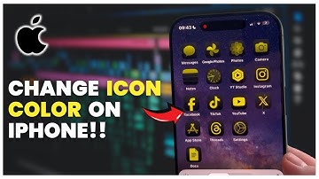 How to Change iPhone App Icon Colors | Customize App Tint on iOS (Easy Guide)