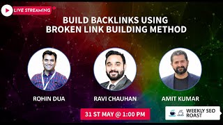 [Livestream] Build Backlinks Using Broken Link Building Method