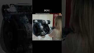 This Transparent Engine Shows Everything Inside 😱 Real Engineering Art #shorts #viral #trending