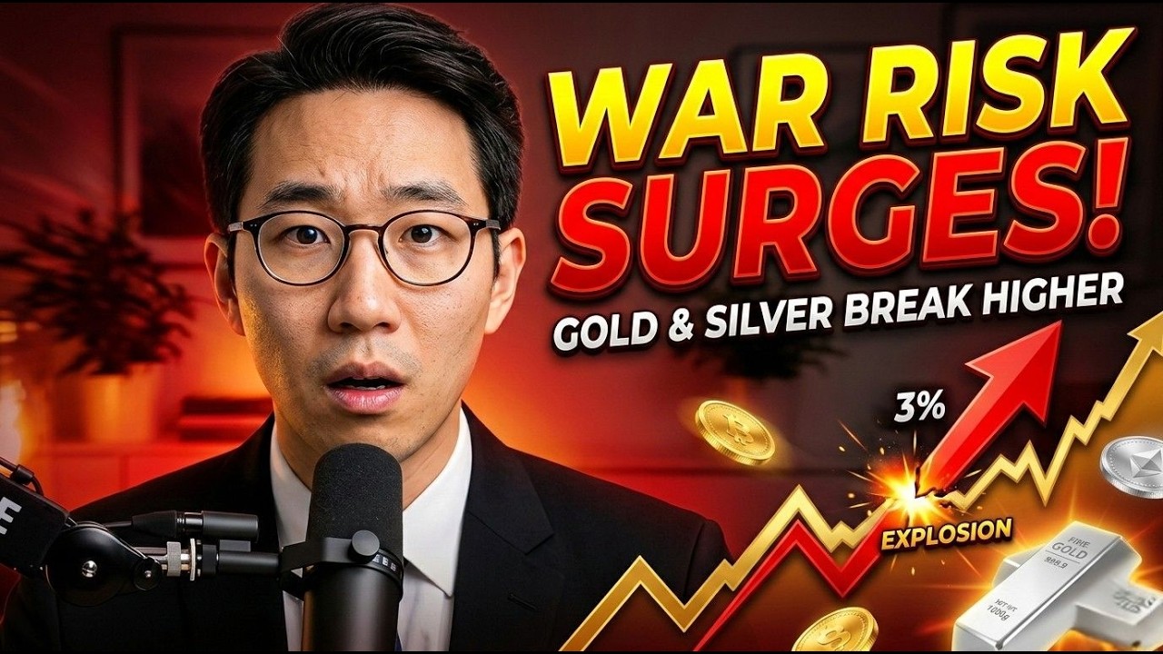 WAR RISK SURGES: Gold & Silver Break Higher After Israel–Iran Escalation