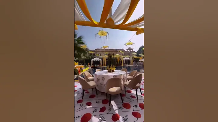 Haldi carnival decor be like #haldi #decoration #decor #haldiceremony #famoustiktokers #carnival