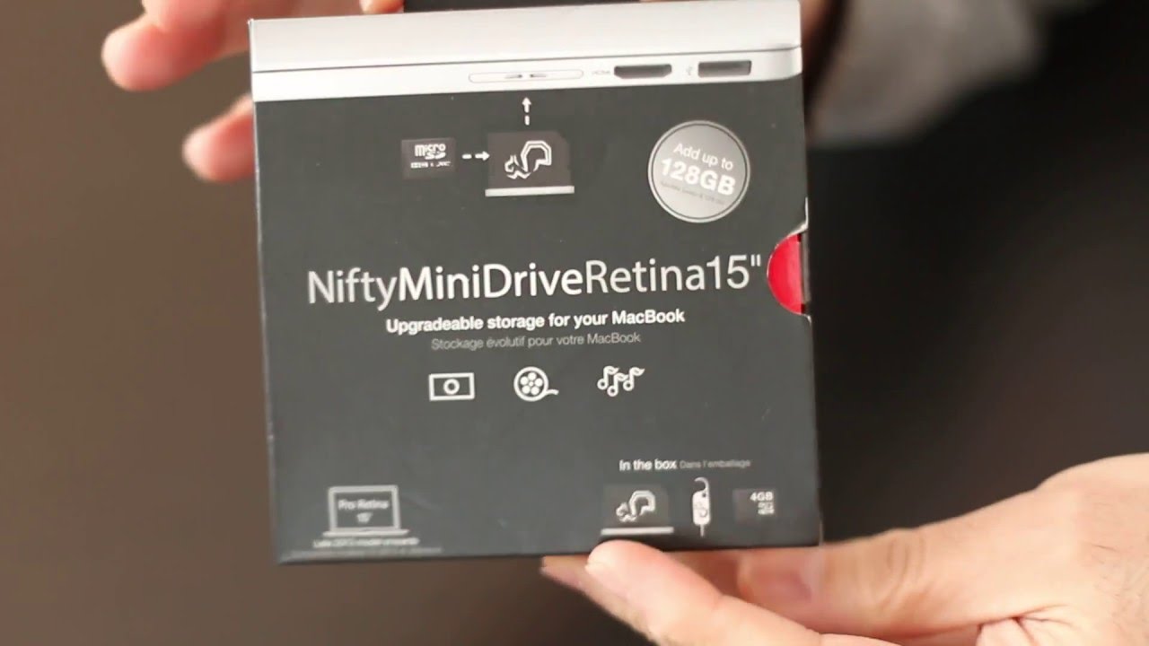Déballage Nifty Mini Drive Retina