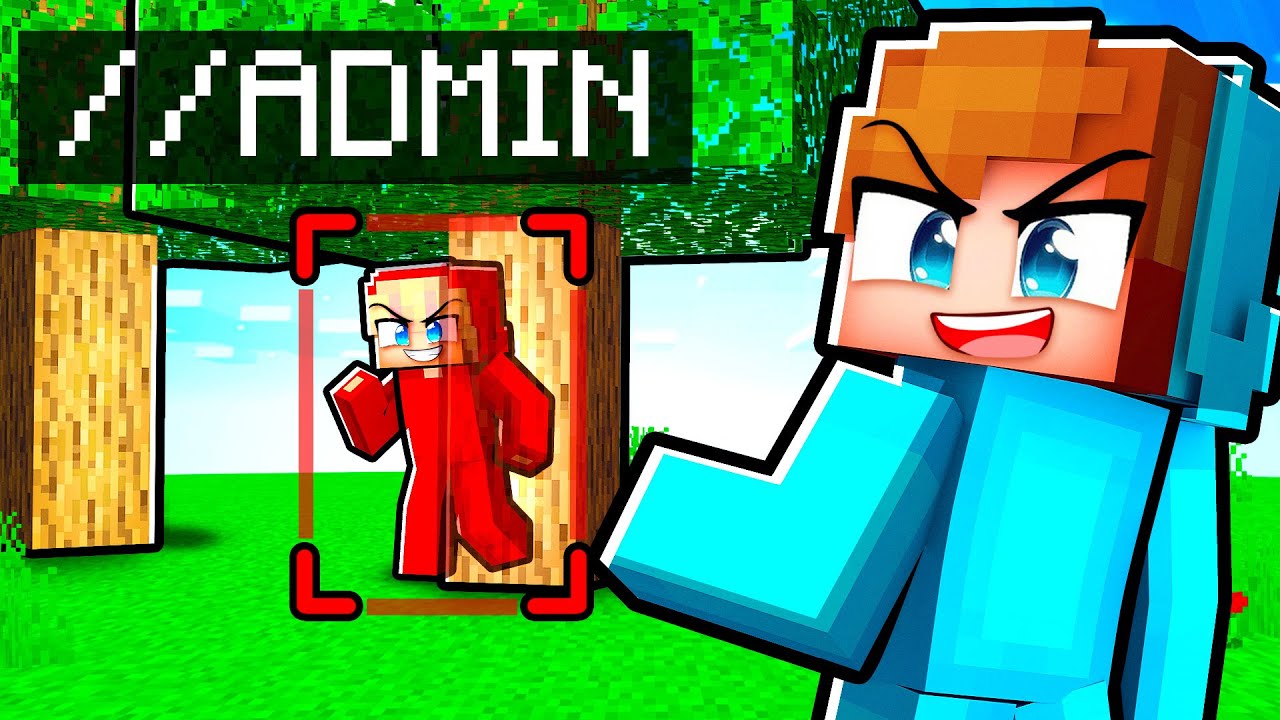 Använder ADMIN KOMMANDON i Minecraft Kurragömma!