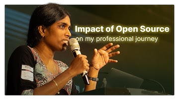 Impact of Open Source on my professional journey | Bowrna Prabhakaran | IndiaFOSS 2024 | FOSS United
