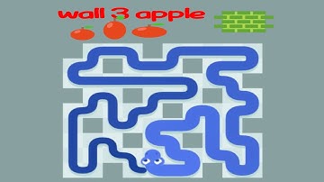 3 apples wall all in google snake
