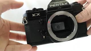 Pentax KX Black Camera Body with SMC Pentax 55mm F/1.8 Lens from