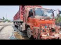 Big Truck Cleaning | Washing Hino Long Vehicles Truck | Pakistani Truck Wash