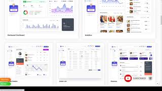 Davur Restaurant Food React Admin Dashboard Template fruits admin market