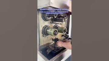 🔧 Inside the Shuttle Magnet Processing Workshop | An Immersive Look at Magnet Manufacturing