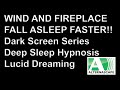 Wind and Fire Place | Blizzard Wind Sounds With Crackling Fire | Fall Asleep Faster Deep Sleep Video