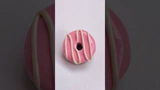 Diy clay donut | easy & cute #drawing #diy #art #easy #painting #cute #craft #handmade #donuts #pink