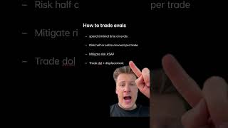 The correct eval strategy #trading #propfirmtrading #daytradertips #disciplinedtrader
