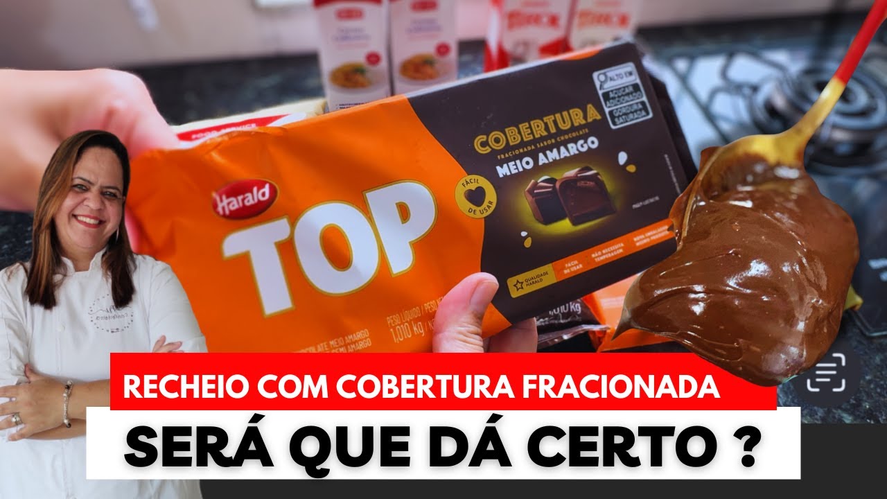 Recheio com Cobertura Fracionada - Será que dá certo???