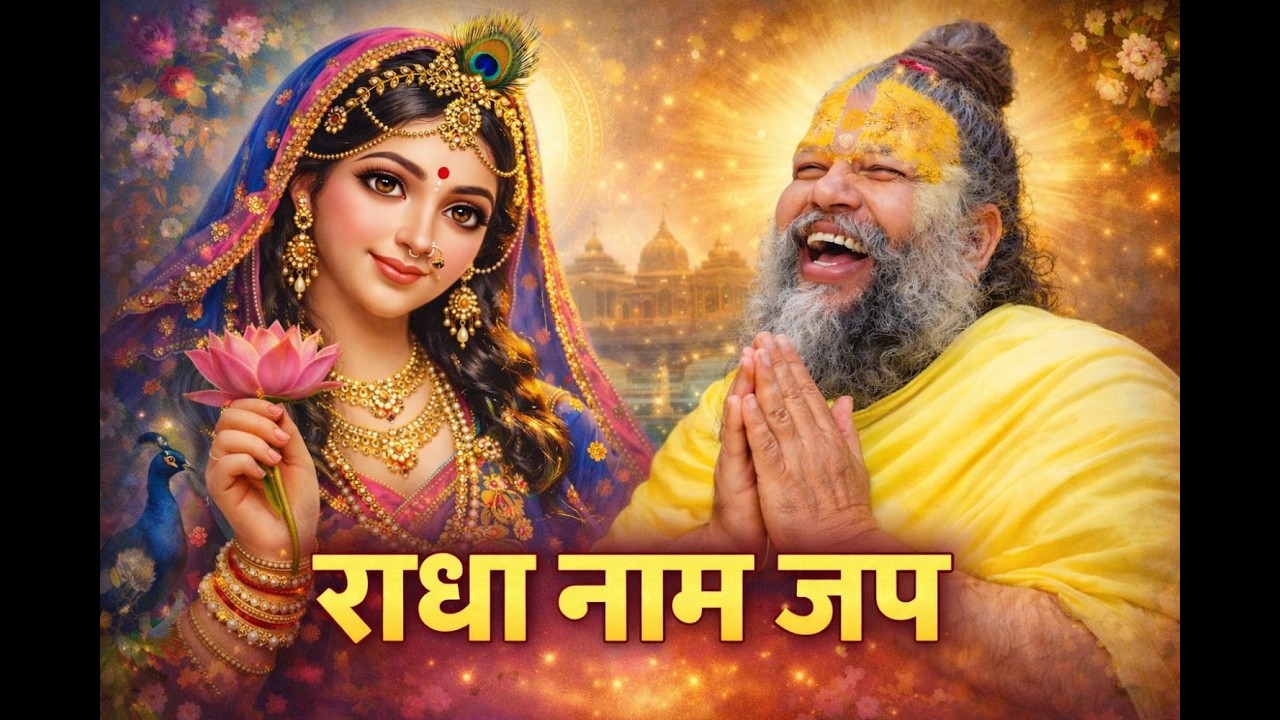 🌸राधा नाम जप 1100 || Radha Naam Jaap 1100 Time || Premanand maharaj ji 🙏