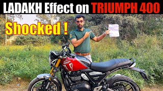 Triumph Speed 400's Condition & Expense for Repair after LADAKH & 5000 KM | #bikemaintenance