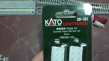 Kato Flextrack & No 6 turnouts/switches parallel with Double Track