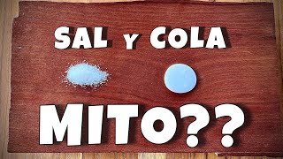 Cola fría y Sal Para El Encolado De Madera?