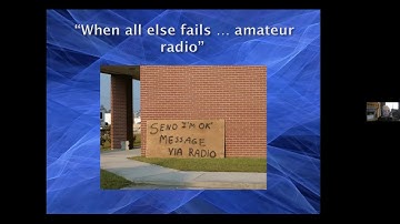 Radiograms via ARRL National Traffic System (NTS) presentation to San Diego ARES Zoom Mtg 1-23-2021