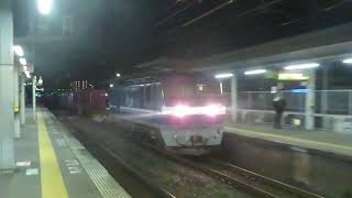 JR貨物 EF210-106号機（新鶴見）＋コキ26両　貨物列車1053レ（約10時間遅れ）2024.11.27
