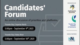 Thunder Bay Rainy River Candidates Debate