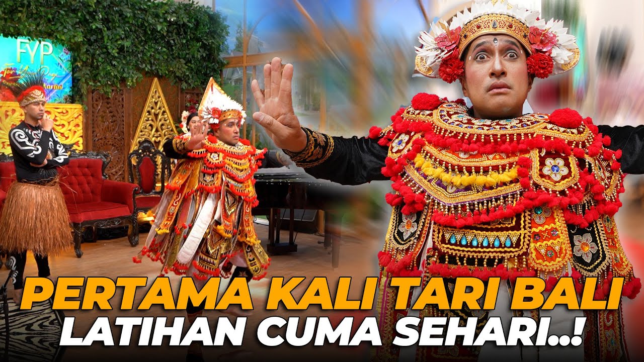 PERTAMA KALI..! TAMPIL TARI BALI SECARA LIVE..! LATIHANNYA CUMA SEHARI😱😱