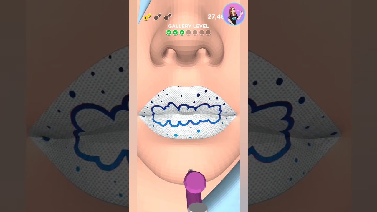 Lip Art 3D Level 17 30 [ Game] Game Play • Game Solver