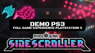 PixelJunk SideScroller Demo PS3 | Full Game Experience PlayStation 3 | VictaTheDragon
