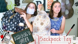 School's-Out Backpack Tag | Brooklyn and Bailey
