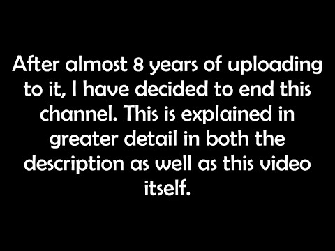 Ending This Channel