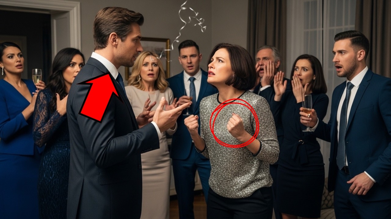 El multimillonario humilló a su esposa, hasta que ella Ridiculizó a todos en la fiesta de lujo