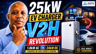⚡ Révolution Énergétique : Recharge Rapide DC 24kW à Domicile et V2H en Afrique de l'Ouest