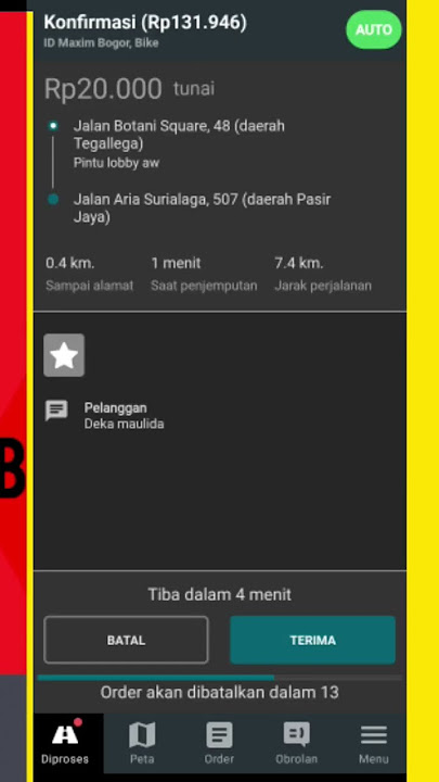 Nada Dering Maxim Keren #maxim #orderan
