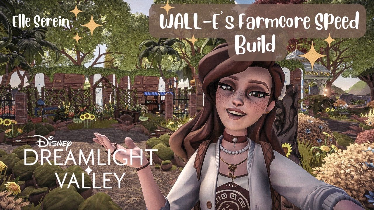 WALLE’s Farmcore Speed 🌾🌼 Build in Disney Dreamlight Valley YouTube