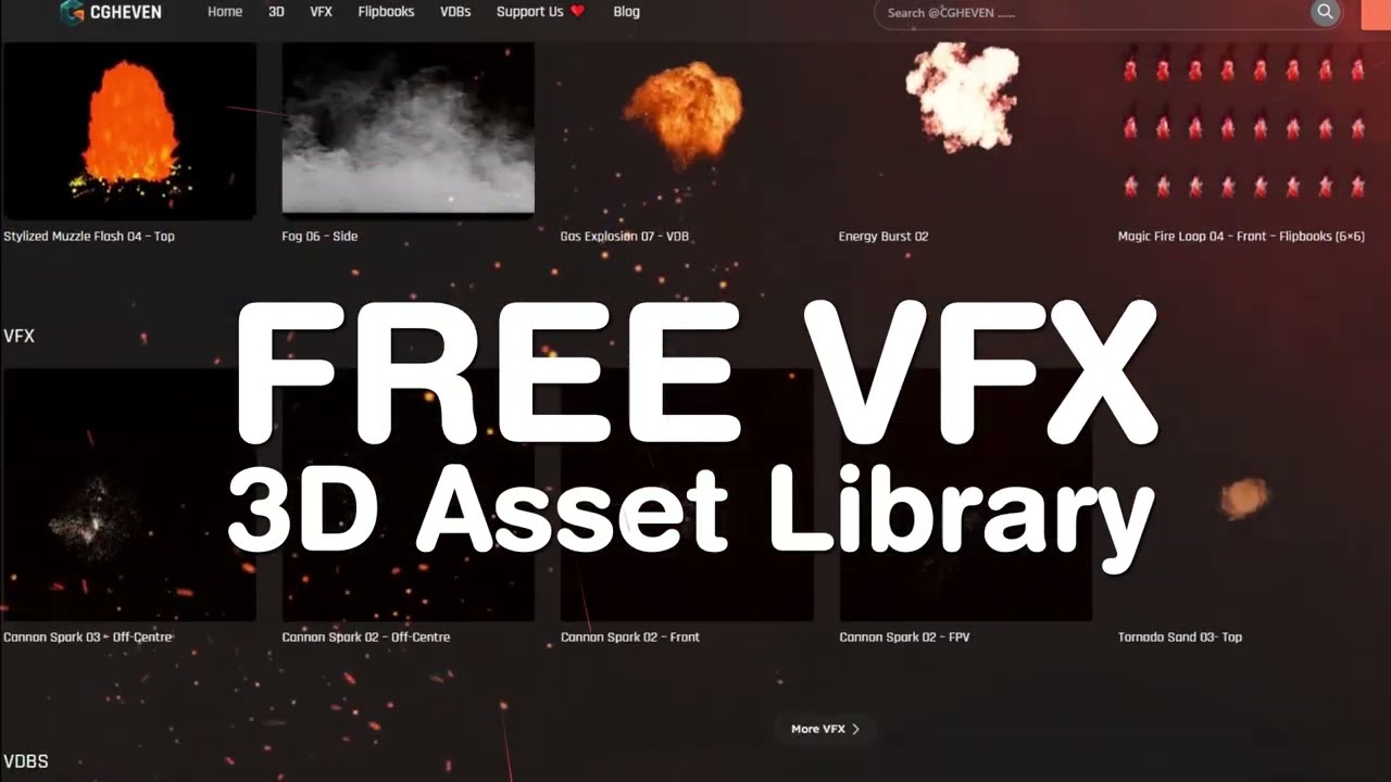 CGHEVEN.com Free VDX & 3D Asset Library
