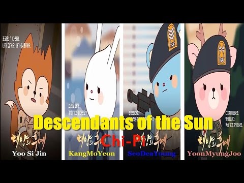 descendants-of-the-sun-chibi-|-yoo-shi-jin-ngủ-cùng-bs-kang-mo-yeon|-ep14.