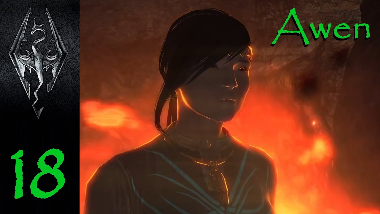 Awen, an alchemist mage roleplay #18 From Mzulft to Riften - YouTube