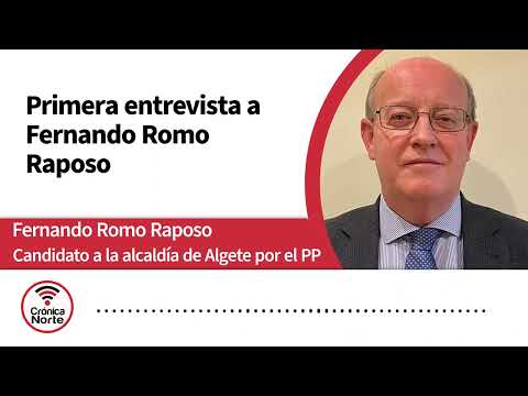 Entrevista Fernando Romo Raposo candidato PP por Algete