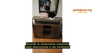 Recensione del tectake® Credenza Cucina 100x37x82cm, Mobile Cucina, Dispensa Salvaspazio Armadio 2 a