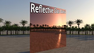 #Shorts How To Make Reflective Glass In 3ds Max Vray